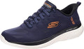 Skechers Men's BOUNDER 2.0,NAVY ORANGE SHOES