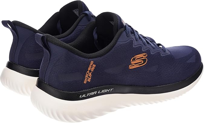 Skechers Men's BOUNDER 2.0,NAVY ORANGE SHOES